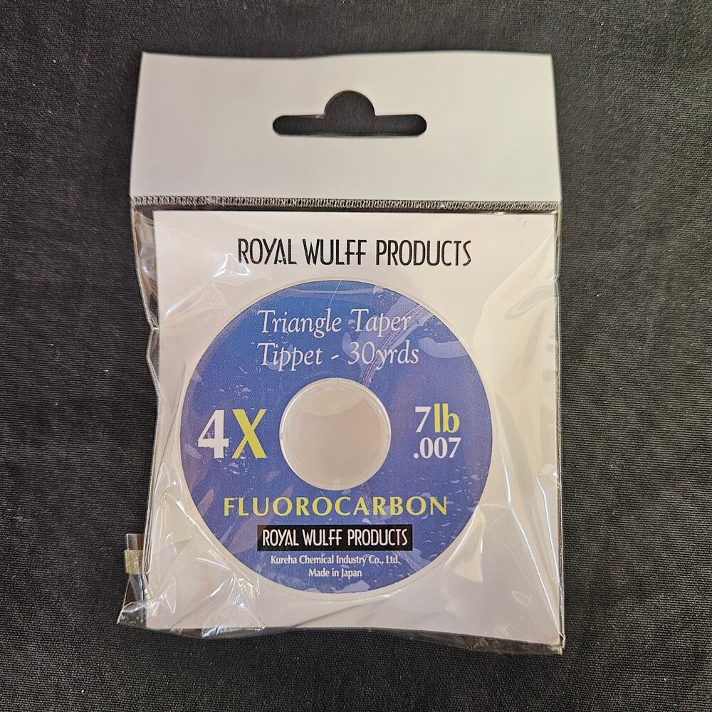 Royal‎ Wulff Products Triangle Taper Tippet 30 Yards Fluorocarbon 4X 7LB